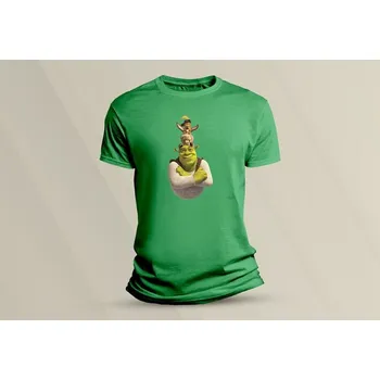 Chlapecké oblečení Dětské bavlněné tričko Shrek 3. velikost 152 (12-13 let) Zelená