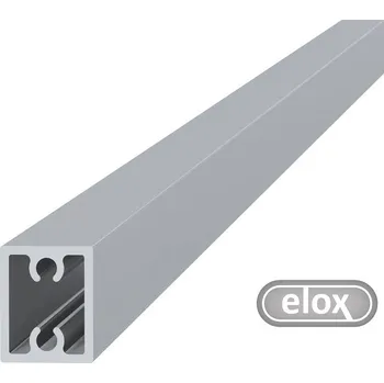 Plot profil na plotovou výplň, eloxovaný hliník - hliníková výplň 20 x 16 x 1,5 mm, délka 6 m, materiál 6463 T6 - hliník s eloxovanou vrstvou 15 mikronů, cena za kus