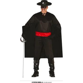 Karnevalový kostým Guirca Zorro pánský kostým Velikost: 56 - 58 (XXL)