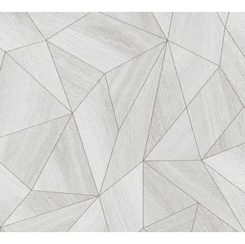 A.S. Création | Vliesová tapeta na zeď Daniel Hechter 36133-6 | 0,53 x 10,05 m | šedá, krémová, metalická + Šedá, krémová, metalická vliesová tapeta na stěnu 361336 v rozměru 0,53 x 10,05 m