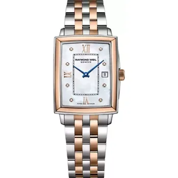Hodinky Raymond Weil - 5925-SP5-00995 - Toccata Ladies Mother-Of-Pearl Dial Diamond Quartz Watch, 22.6 x 28.1mm