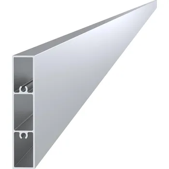 Plot profil na plotovou výplň, hliník bez povrchové úpravy - hliníková výplň 80 x 16 x 1,2 mm, délka 6 m, materiál EN AW-6060 T66, cena za kus