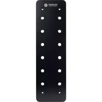 TRUESTEEL Dřevěná lezecká stěna PegBoard 100 cm - černá barva
