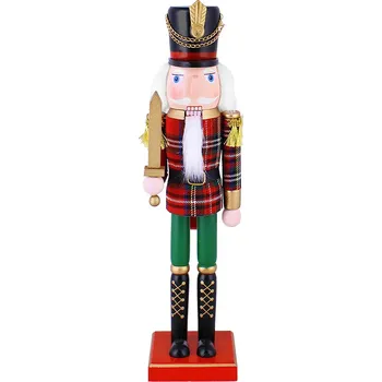 Vánoční dekorace TifanTEX Louskáček vojáček 38 cm