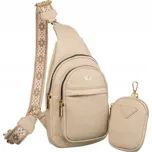 Dámská taška s přídavnou kabelkou Barva: Béžová
