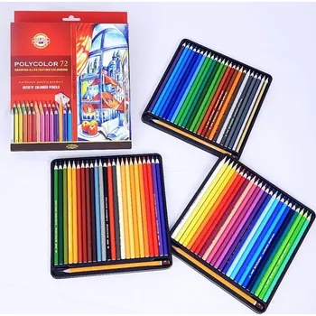 Kresba Umělecké pastelky 3837/72 POLYCOLOR Koh-i-noor sada 72 barev