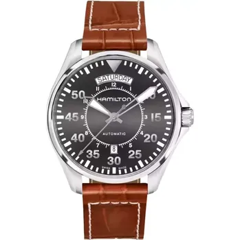 Módní doplněk Hamilton - H64615585 - PILOT DAY DATE AUTO