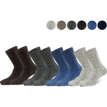 Pánské tričko PESAIL Pánské vlněné termoponožky LY306 4páry Barva: Mix, Velikost: 44-47