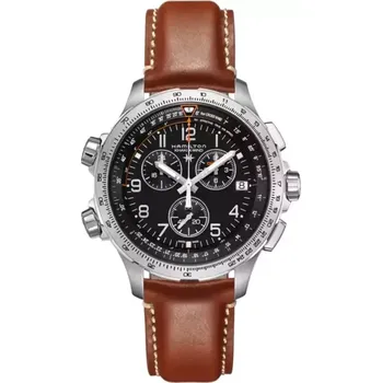 Módní doplněk Hamilton - H77912535 - X-WIND CHRONO QUARTZ GMT
