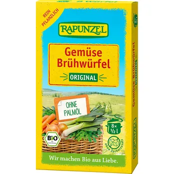 Vývar zeleninový v kostce 8 ks BIO RAPUNZEL