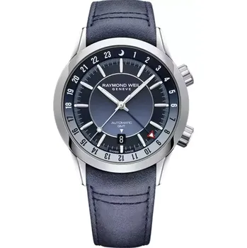 Oblečení a móda Raymond Weil - 2761-STC-50001 - GMT 41 mm - blue dial