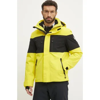 Lyžařská bunda EA7 Emporio Armani Kitzbuhel Colorblock Protectum žlutá barva, PNCJZ.6DPG07 PNCJZ.6DPG07.1637 11X, vel. M