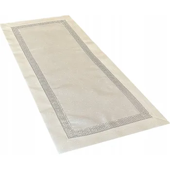 ubrus Bílý běhoun na stůl 220 x 40 cm