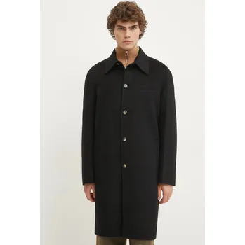 Dámský kabát Vlněný kabát Nanushka JANNO NM24CROW01799 černá 99X, vel. L