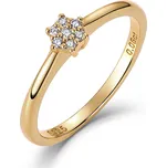 Olivie Zásnubní prsten PŘÍRODNÍ DIAMANT 0,06ct GOLD 9244 Velikost prstenů: 5 (EU: 49-50) Ag 925; ≤1,4 g.