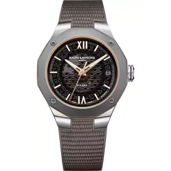 Hodinky Baume & Mercier - M0A10720 - AUTOMATIC WATCH, DATE DISPLAY, STEEL TITANIUM - 39 MM