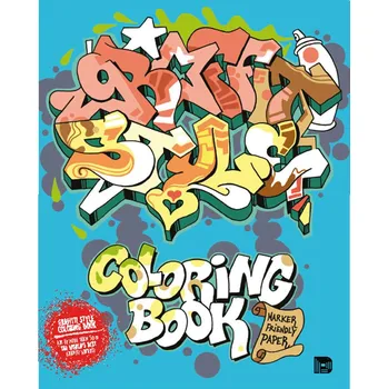 omalovánky Stylefile Graffiti style coloring book