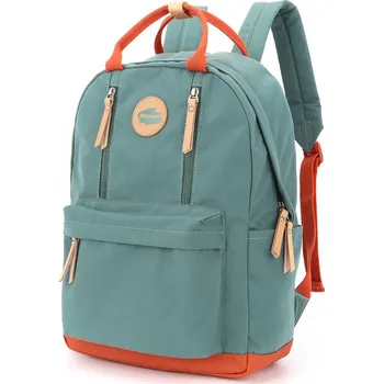 Módní doplněk Módní batoh s kapsami na notebook Barva: Zelená 2