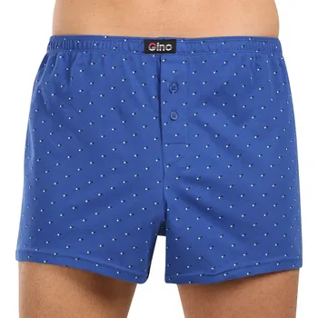 Pánské spodní prádlo Pánské trenky Gino modré (75212-DBMDGM) XXL 75212-DBMDGM Možnost vrácení zboží ZDARMA do 120 dnů!