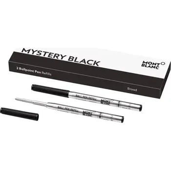 Montblanc - MB128212 - 2 Ballpoint Pen Refill (B) Mystery Black