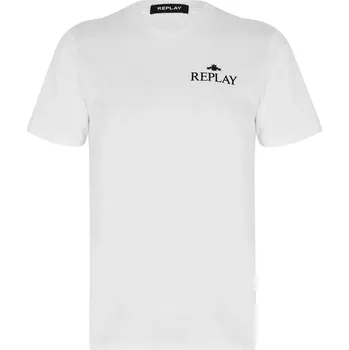 Pánská móda Tričko Replay White 001 1058367 L