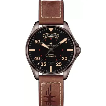 Módní doplněk Hamilton - H64605531 - PILOT DAY DATE AUTO