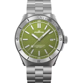 Hodinky Fortis - F8120008 - M-40 Woodpecker Green on Block Bracelet