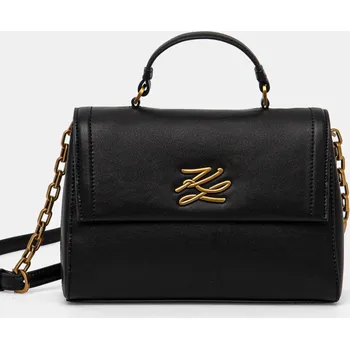 Kabelka Kožená kabelka Karl Lagerfeld A1W30170 černá 99X, vel. ONE SIZE