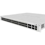 MikroTik Cloud Router Switch CRS354-48P-4S+2Q+RM, 650MHz CPU, 64MB, 1x10/100, 48xGLAN(PoE), 4xSFP+, 2xQSFP, vč. L5