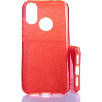 Pouzdro na mobilní telefon Pouzdro Glitter 3V1 Case Xiaomi Redmi 7 Červené