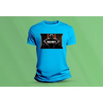 Dětské bavlněné tričko Call of Duty BLACK OPS. velikost 128 (7-8 let) Azurová