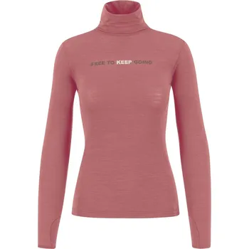 Dámské tričko KARPOS W Coppolo Merino High Neck LS, Deco Rose velikost: S