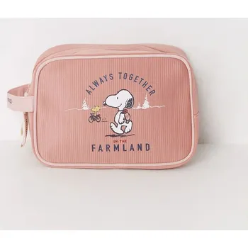Kosmetická taška women'secret SNOOPY oranžová barva, 4848855
