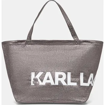 Kabelka Karl Lagerfeld A1W50064 stříbrná