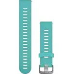Garmin - 010-11251-1Q - Řemínek pro Vivomove - QuickFit 20, silikonový, tyrkysový, stříbrná ocelová přezka - 010-11251-1Q