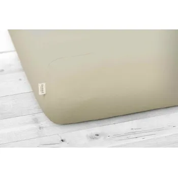 Prostěradlo DARRÉ Jersey prostěradlo tmavě smetanové na výšku matrace do 40 cm Velikost: 90 x 200