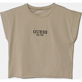 Chlapecké tričko Dětské tričko Guess šedá barva, J4BI34 J1314 J4BI34.J1314.PPYA 90X, vel. 122-125