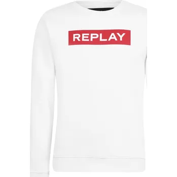 Pánská mikina Mikina Replay White 001 1055238 XL