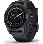Garmin - 010-02802-15 - Epix™ Pro (Gen 2) – Sapphire Edition | 42 mm Carbon Gray DLC Titanium / Black Band
