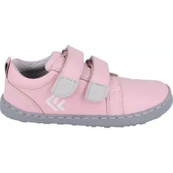 Dívčí tenisky Barefoot kožené celoroční boty EF Paz pink 33