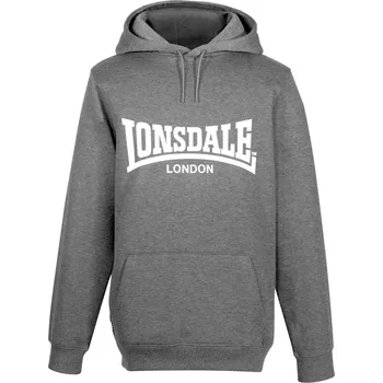 Pánské oblečení Mikina Lonsdale Charcoal M 1055969 2XL