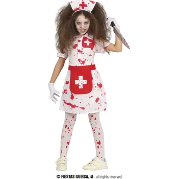 Karnevalový kostým Guirca Krvavá zdravotní sestra dětský kostým Velikost: 3 – 4 roky