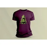 Dětské bavlněné tričko Grinch. velikost 104 Vínová