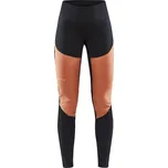 CRAFT legíny ADV SubZ Tights 2 - dámské - černé/oranžové Velikost: L