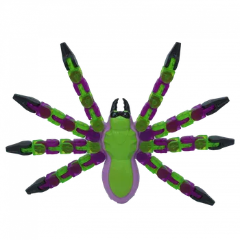 Dětské zboží Alltoys Klixx Creaturez Pavouk zeleno-fialový