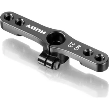 RC model auta HUDY ALU CLAMP THROTTLE SERVO HORN - KO PROPO, SANWA - 2-HOLE M3 - 23T - expresní doprava