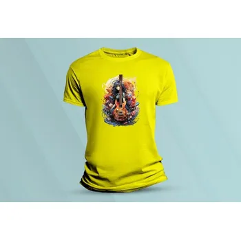 Chlapecké oblečení Dětské bavlněné tričko Enigmatic Marceline. Žlutá velikost 152 (12-13 let)