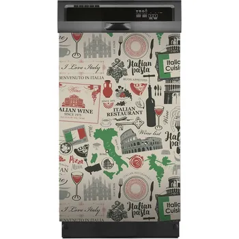 Obraz Dárek dekorace na myčku nádobí Italská kuchyně 45x70 cm