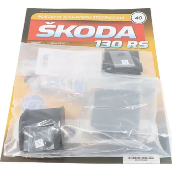 autíčko DeAgostini Škoda 130 RS 1:8 - časopis #40 se stavebnicí Škoda 130 RS 1:8 - časopis #40 se stavebnicí