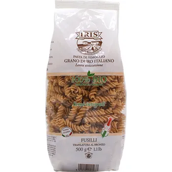 Příloha Těstoviny fusilli polocelozrnné 500 g BIO IRIS